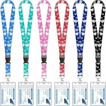 4Pack Cruise Lanyard For Ship Cards Detachable Lanyards With Waterproof ID Badge Holder, 2025 Cruise Essentials Accessories - ColorA - 查看 1