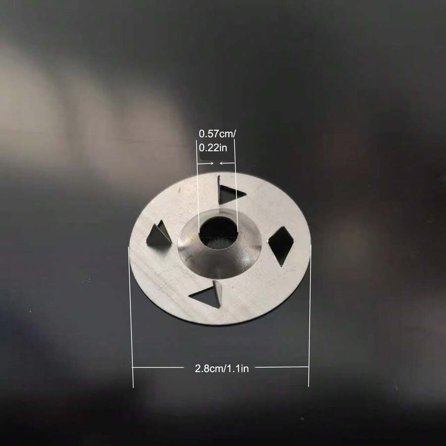100pcs Foam Board Fasteners, Insulation Gasket Set, 1.1 Inch Foam Board Fixation Fasteners - Multicolor - View 1