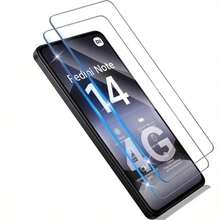 4pcs Tempered Glass Screen Protector + Camera Lens Protector For Redmi Note 14 4G/Note 14 5G, 3D HD Clear, Anti-Scratch, Sensitive Touch, Precise Fit, Suitable For Smartphone - Clear - View 4