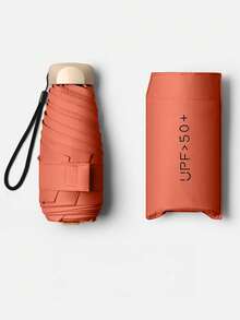 7.5英寸/19厘米迷你折叠伞，便携式户外遮阳伞，防紫外线遮阳伞，带收纳袋，防晒，6根伞骨+加厚黑色防水涂层，是户外、旅行、夏季防晒的理想之选，防风防水，春夏必备，伴娘礼物，房间、卧室装饰，海滩，旅行，男女通用，度假佳品。 - 彩色 - 查看 15