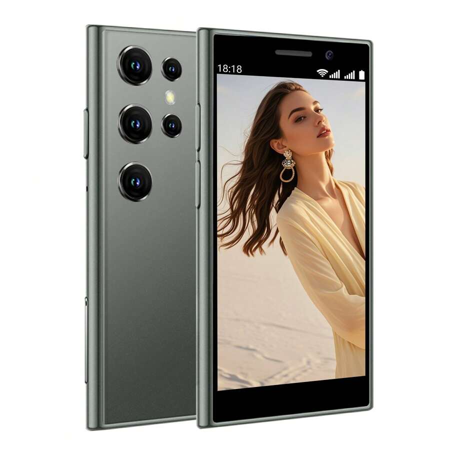 SOYES 3.0" HD Touch Screen Mini Smartphone Download Any App Via Wifi, Android Compact Mobile Phone, Video Cell Phone. 2GB+16GB. Expandable Memory.Best Birthday Gift & Christmas Gifts-Free Phone Case.  Mini Phone. - Green - View 1