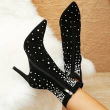 Women Ankle Boots & Booties - Black - View 6