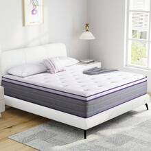 Twirest Double 135*190cm Pocketed Spring Hybrid 22&25 CM Mattress Memory Foam Single Mattress Silence Edge Support Breathable Knitted Soft And Skin Friendly Cloth Boxed - White - View 15