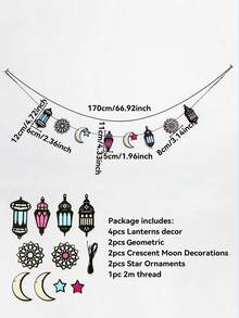 1 chiếc đèn lồng trang trí hình trăng sao nhiều màu sắc, vòng hoa trang trí ngày lễ, biểu ngữ phong cách Boho, tranh treo tường hình trăng lưỡi liềm và sao, đồ trang trí tinh tế với các chi tiết khoét rỗng, tấm trang trí nhẹ, phông nền chụp ảnh tiệc, biểu ngữ trang trí nhà cửa cho phòng khách, phòng ngủ, phòng trẻ em, phòng chơi game, phông nền tiệc. - Nhiều màu - Xem 13