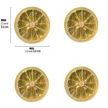 3pcs Set Of Realistic Artificial Fruit Slices, Detailed Fruit Slice Decorations, Toys, Photography Props, Candy House Decor, Strawberry, Banana, Kiwi, Orange, Cucumber, Corn, Cookie, Lemon, Blueberry, Broccoli, Suitable For Holiday, New Year, Christmas, Birthday Party Decoration, Home Decor, Fake Fruit - Fruit Slices - View 16