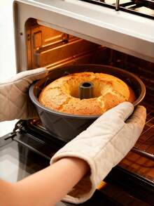 Brodark 4/5/24/33pcs Silicone Baking Mold Set - Non-Stick Round Cake, Donut, Muffin And Toast Molds - Durable, Easy To Clean, Ideal For Home Baking, Essential Baking Supplies | Modern Kitchen Tools | Durable Silicone - Grey - View 5