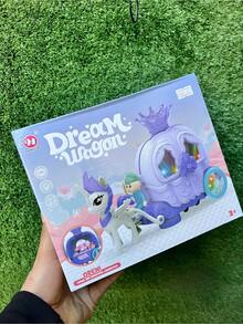 Carruaje Unicornio Mágico Dream Wagon Con Luces Y Sonido - Multicolor - Ver 1