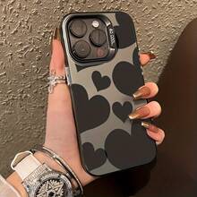 ¡Consigue una nueva funda para tu teléfono! Funda para Teléfono - Una Funda Chic y Premium con Diseño de Corazón, Compatible con los Modelos de  16, 15, 14, 13, 12, 11, XR y XS Max. Resiste la suciedad, es de moda y sirve como una excelente opción de regalo. ¡Consigue una nueva funda para tu teléfono! - 1 pieza - Ver 1
