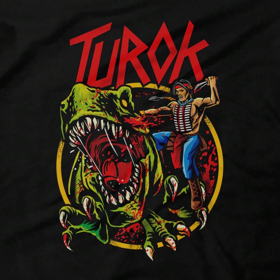 Extinction,Printed T-Shirt - 黑色 - 查看 1