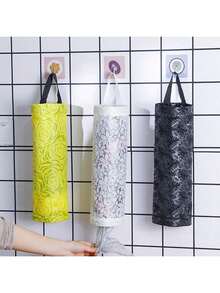 1个塑料袋收纳架，购物袋整理架，网状悬挂式储物袋分配器，可折叠垃圾袋架，厨房透气塑料袋收纳架 - 彩色 - 查看 2