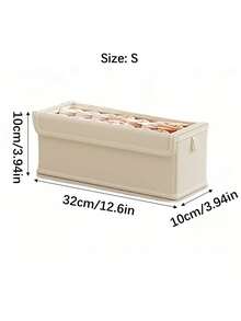 Large-Capacity Storage Basket: A Sturdy And Durable Fabric Storage Box, Suitable For Clothing Organization. It Is Equipped With A Transparent Observation Window And A Foldable Design For Easy Storage. Available In Beige And Gray, It Is A Clothing Organizer, Storage Box, Foldable Storage Box, And Viewing Window Storage Box. It Is A Great Helper For Clothes - Multicolor - View 12