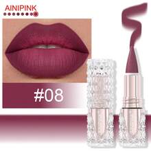 AINIPINK 2pcs (07#+08#) Matte Lipstick Lip Gloss, Waterproof , Easy To Apply, Does Not Fade, Does Not Stick To The Cup, Sweat-Proof, Convenient To Carry, Beautiful Gift, Daily Makeup, Festival Makeup, Universal Color Makeup, Y2K Makeup Party Beach Travel Holiday Camping Outdoors Present Rose Fashion Girl New Year Cosmetic Cosplay Best Trip Festivals Color Fancy Campus School Charm Vibe Cny Chinese New Year, Valentine's Day Gifts,Vegan,Cruelty Free - Nhiều màu - Xem 8
