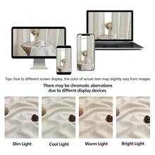 OWENIE Natural Kitchen Curtains Over Sink 30 Inch Length 2 Panels Set, Light Filtering Textured Short Cafe Curtains For Bathroom Windows, Small Curtain For Cabinet Basement RV Camper, 30\ W By 30\ L,30inchWx30inchL(Packof2),Natural - Natural - 查看 9