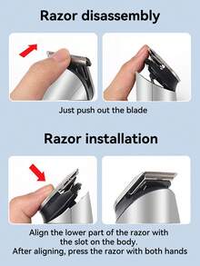 5 In 1 Set Hair Clipper LCD Display Hair Clipper Men's Home Rechargeable Shaver Electric Razor - Multicolor - View 8