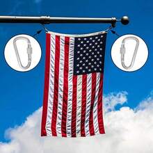 Foxany Flags Snaps Hook Aluminum Flags Pole Clips Flags Hardware Accessory For Backpack/Key Ring/Flags/Dog Leash 4 Pcs - DHooks - View 6