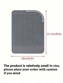 2pcs Heat Resistant Pad - Silicone Heat Resistant Mat, Suitable For Various Hair Styling Tools - Curling Iron Stand And Storage Mat - Vanity Heat Resistant Mat - Durable Countertop Heat Tool Mat - Flat Iron And Curling Iron Heat Pad - Vanity Hair Tool Storage Mat - Silicone Heat Resistant Mat - Multicolor - View 3
