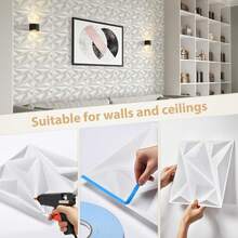 3D Wall Panels - 黑色 - 查看 10