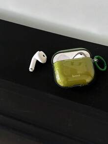 复古透明字母设计 Pro 3 耳机保护套，柔软保护壳，兼容苹果 4/2 无线蓝牙耳机，Pro 新款第三代/第二代，韩版 Ins 风格