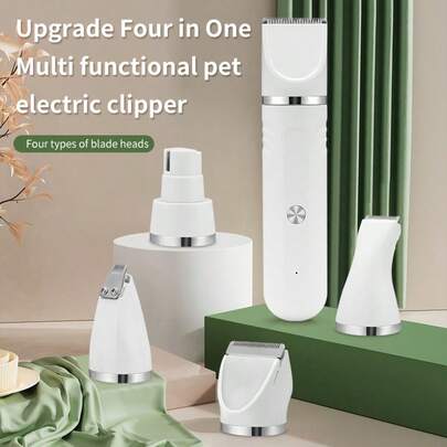 1 st laddningsbar husdjursklippare, lämplig för hemmabruk på hundar, en utmärkt julklapp för husdjursägare!