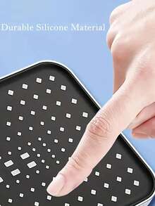 12-Inch Square Modern Wall-Mounted Shower Head, High-Pressure High-Flow Rainfall Shower Head, Durable Plastic Construction With Chrome-Plated Finish, Provides Full-Body Coverage And Spa-Like Shower Experience - Multicolor - View 8