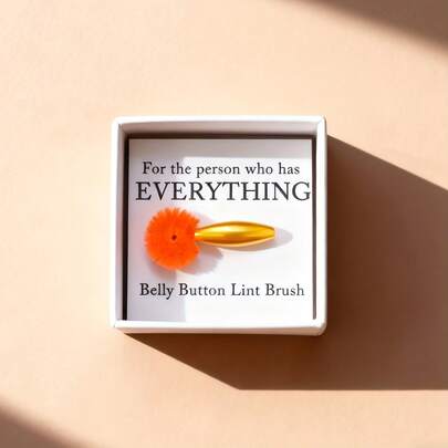 Funny Navel Brush Gift "Suitable For Everyone" - Portable Soft Bristle Plastic Cleaning Brush, Available In 4 Colors (Pink, Blue, Yellow, Green) - Humorous Novelty Gift For Bedroom, Bathroom, Or Home Decoration