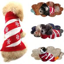 YNacoco Sueteres para perros y gatos pequeños de renos para año nuevo navidad. - XS - Ver 3