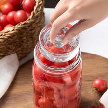 1个/2个/4个装食品腌制玻璃压石，适用于自制腌菜、泡菜、食品腌制、果酒酿造