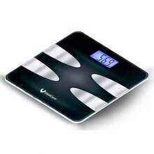 VitalCare Bscula digital Corporal 4 Electrodos con Anlisis Corporal Completo va App VitalCare - Negro - Ver 2