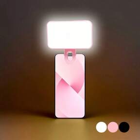 LED Fill Light Selfie Light, 1pc Portable Selfie Light, Clip-On Fill Light, Phone Selfie Lamp, For Mobile Phanes And Computers, Makeup, Zoom Conference, Live Streaming, Vlog, Perfect Selfies And Video Calls 250mAh Suitable For Selfies And Live Streaming, Portable Light