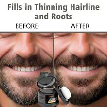 Goiple 5g/0.18oz Grayish Brown Hairline Powder, Waterproof And Sweat-Proof, Conceals Gray Roots, Eyebrow Powder, Used For Filling Sparse Hairline, Comes With Soft Sponge Puff, Fiber Powder For Sparse Hair And Areas, Includes Mirror, Hair Dye And Makeup Tools - Ash Brown - View 10