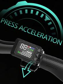 Patinete eléctrico plegable para adultos de 400 W, autonomía de 30 a 50 km, velocidad máxima de 30 km/h, batería de 13 Ah, neumáticos sin cámara de 10 pulgadas, capacidad de carga de 265 lb, adecuado para desplazamientos diarios. - Negro - Ver 3