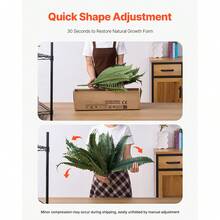 Artificial Foods - Topfpflanzen (ohne Töpfe Oder Körbe): 2er-pack, 122 cm Durchmesser - View 6