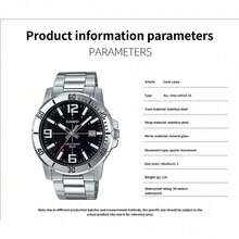 Casio 卡西欧 Enticer 剑鱼系列 – 不锈钢表带，时尚防水运动设计，经典粗犷的模拟表盘 - 均碼 - 查看 4