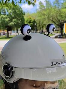 Helmet Decoration, Personalized Sticker, Funny Heart Decor For Motorcycle, Moped, Customized Accessory - Multicolor - View 4