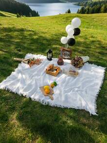 بطانية بوهيمية الطراز للنزهات والتخييم، منشفة طاولة، حصيرة عشب خارجية، معدات تخييم، منشفة طاولة بطراز بوهيمي، بطانية للنوم، حصيرة مقاومة للرطوبة للخيمة، بطانية نزهة، مناسبة للنزهات الخارجية، حفلات العطلات، ديكور غرفة النوم/المعيشة، سفر داخلي/خارجي، هدية عيد الحب