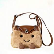 Original Design Lucky Cat Jely Doll Bag, Super Cute Plush Mini Lindy Bag, Single Shoulder Crossbody Doctor Bag 2025 - 5445 粉紅色 - 查看 3