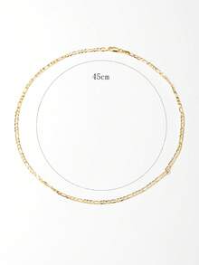 1pc Fashionable Minimalist Unisex Necklace, Casual Accessory - Multicolor - View 9