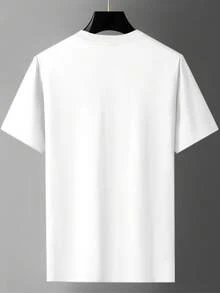 Women's Daisy Knit T-Shirt - Short Sleeve, Round Neck, Breathable Soft Fabric, Machine Washable, Classic Fit, Printed Text & Graphics, Available In Size S-2XL - White - View 4