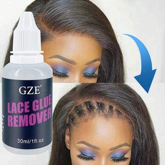 GZE Lace Glue Remover For Lace Wigs, Hair Extensions, And Toupees - Professional Strength Adhesive Remover For Easy And Removal Of Hairpieces - Fast Acting Formula For Quick And Effective Results - Non-Irritating And Gentle On Skin