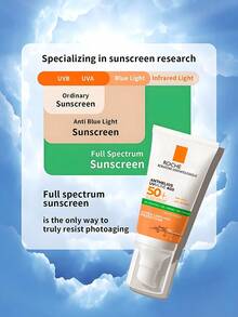 Roche Posay Anthelios Uvmune 400 Oil Control Gel-Crema SPF 50+ Con Color 50g, Protector Solar Facial Matificante Resistente al Agua, Ideal para Piel Sensible e Intolerante al Sol, Protección UVA/UVB y Contra Contaminación - Verde - Ver 3