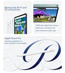 Apple 2024 IPad Air 6, 13-Inch, M2 Chip, Supports Pro Pen, Used Tablet (Air6) 128GB/256GB/512GB Versions With 8GB RAM (Chinese Version, No ESIM) - Blue - View 3