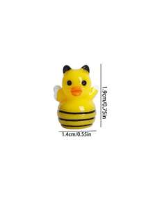 20/10 Piezas - Mini figuras de resina de abejas y patos, Mini figuras de resina de patos, Pequeñas figuras de animales de resina, Pequeños patos de abeja, Pequeño set de figuras de resina de patos, Decoraciones en miniatura de regalo para jardín, paisaje, casa de muñecas, macetas, Pequeñas miniaturas de abejas y figuras en miniatura para decoración de jardín, paisaje, casa de muñecas, macetas - Multicolor - Ver 5