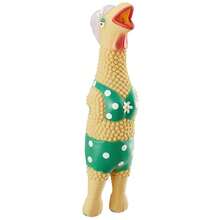 Outward Hound By Charming Pet Squawkers Grandma Hippie Chick Latex Squeaky Rubber Chicken Dog Toy, Funny Interactive Holiday Toy For Dogs, Large Size,Large,GrandmaHippieChick - Bà ngoạiHippieChick - Xem 1