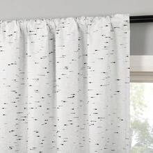Sun Zero Sylo Generation Contrast Slub Magnetic Closure 1OO% Blackout Rod Pocket Curtain Panel, 40\ X 84\, White,40inchWx84inchL(Packof1),White - 白色 - 查看 4