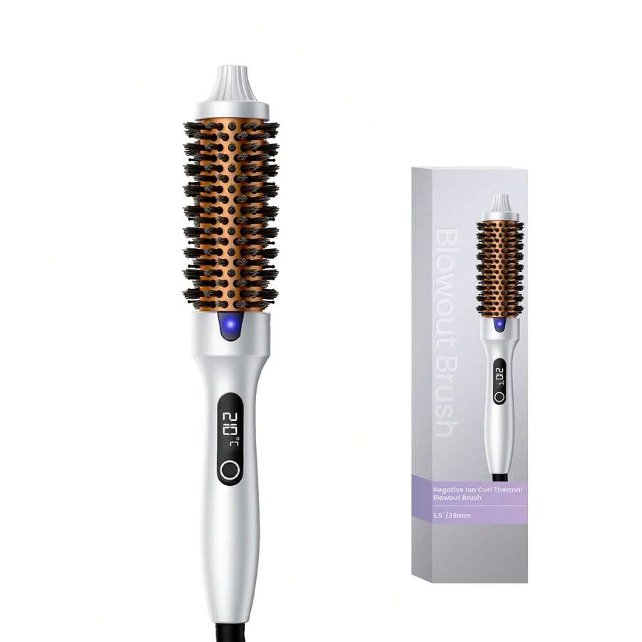 3-In-1 Hairstyling Blowout Brush, Curls And Straight Hair - Xem 1