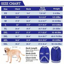 YSueter para Perros medianos sueter para Perros de otoño sueter de Punto con Cuello en V para Invierno sueter navideño para caniche Miniatura sueter para Jack Russell Terrier Azul M - Azul+2XL - Ver 4
