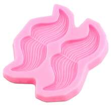 Mustache Beard Silicone Mold Beard Fondant Chocolate Candy Molds For Birthday Party Cupcake Topper Cake Decoration Gum Paste Polymer Clay,StyleE - StyleE - 查看 8