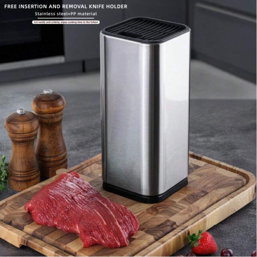 [1 Pack] Knife Storage Rack Kitchen Supplies Knife Holder Multi-Functional Household Knife Box