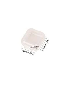 1 pieza Estante de escritorio de acrílico desmontable - Diseño de varios niveles elegante, fácil de ensamblar, organizador de cosméticos para organizar maquillaje y artículos de belleza esenciales, estante de almacenamiento de escritorio para dormitorio, hogar, escuela, oficina, etc., decoración de escritorio elegante, caja de almacenamiento de escritorio de oficina, inicio de la temporada escolar, útiles escolares, regalos para niñas, organizador de maquillaje, artículos de Ramadán, Galentines, decoración de Pascua, organizador de escritorio - Multicolor - Ver 14