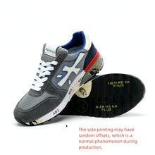 Giày thể thao nam nữ cổ điển Premiata Original 2025 mới, Giày chạy bộ thể thao thường ngày 483 mét, Giày công sở, Nhẹ nhàng, Thoáng khí, Công sở, Hộp quà tặng, Cỡ lớn, Giao hàng nhanh - Xám - Xem 2